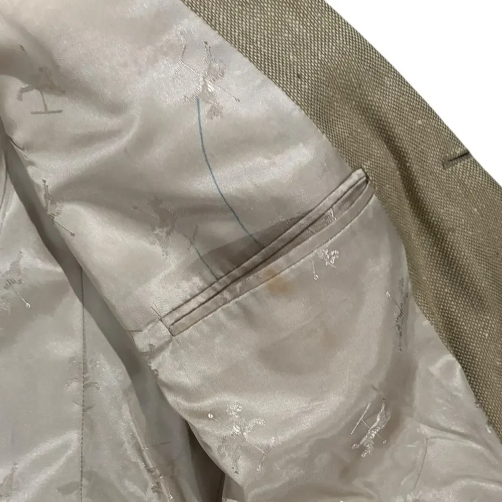 Sports Coat Blazer Tan/Gold Suit Jackets by Harold Powell-size 42R